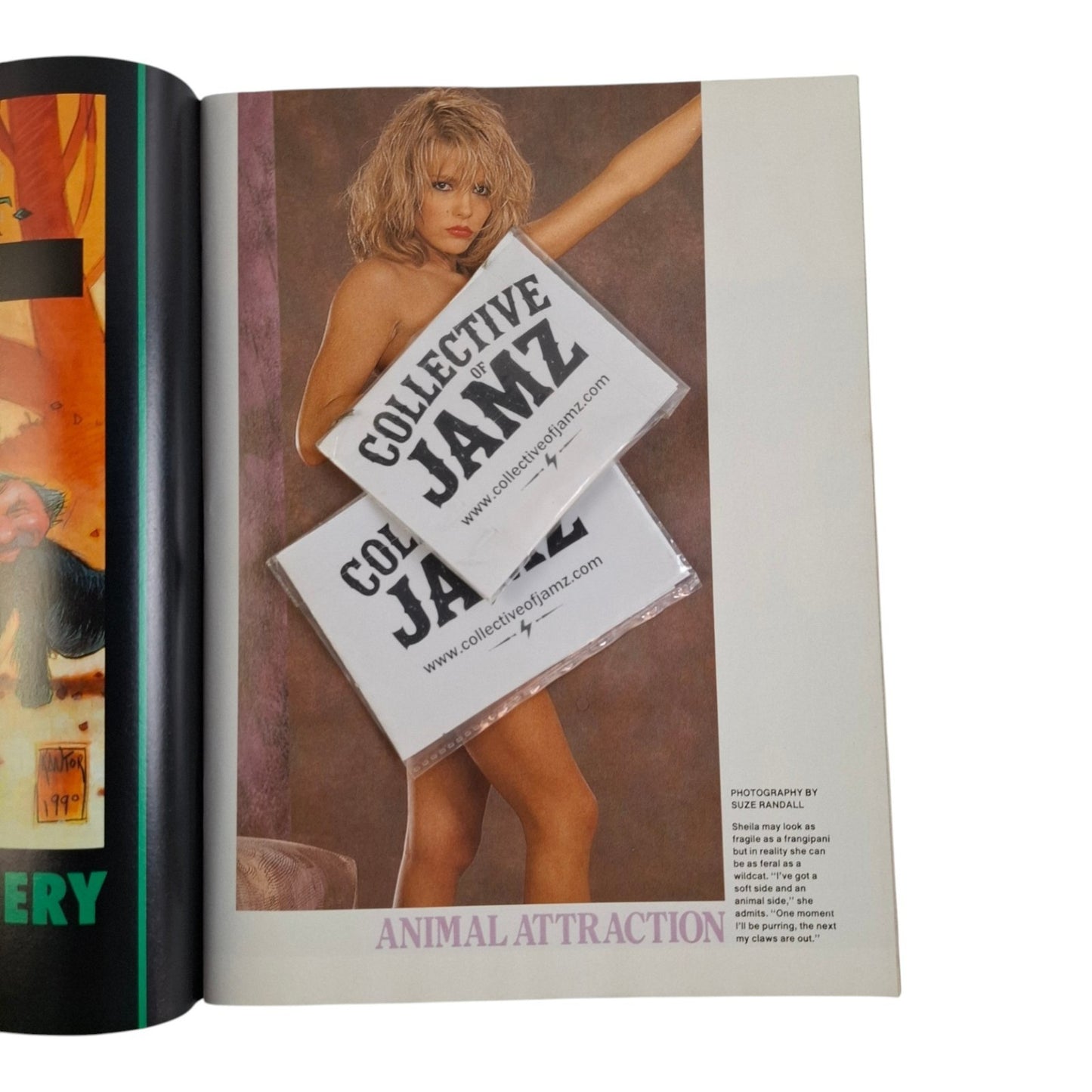 Australian Penthouse Magazine July 1990 W/ Calendar Tammy Cook / Sheila