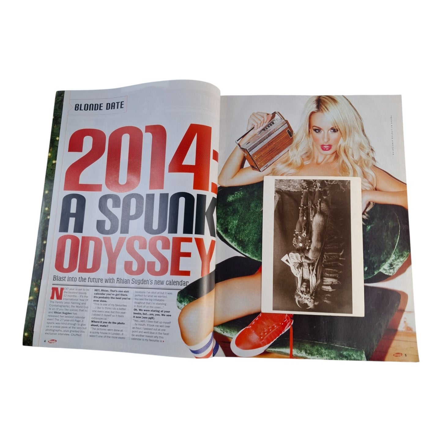 Australian People Magazine December 2013 Rhian Sugden / Liza