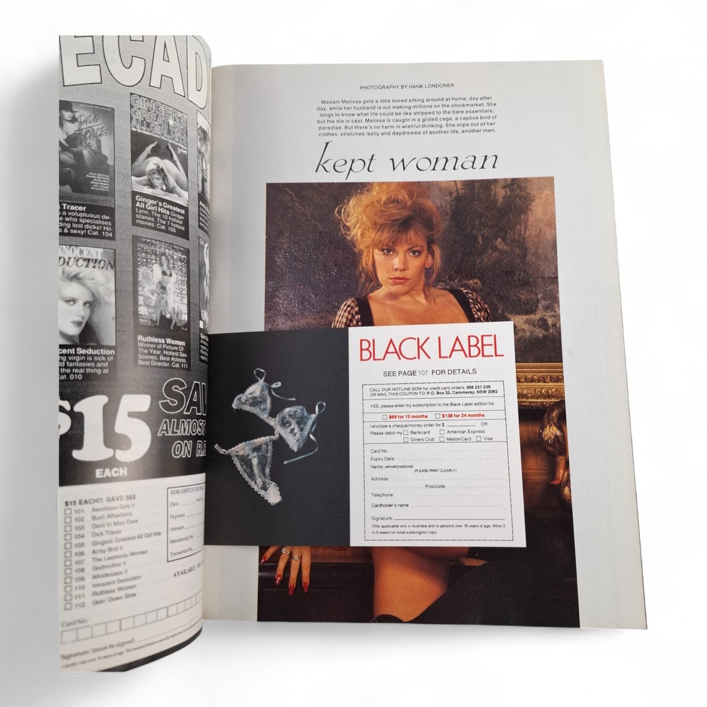 Australian Penthouse Magazine - Black August 1990 Complete Playboy
