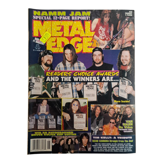 Metal Edge Magazine June 1998 Readers Choice Awards, Van Halen, Richie Sambora