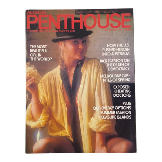AUSTRALIAN PENTHOUSE - Men's Magazine November 1979 Joanne Latham