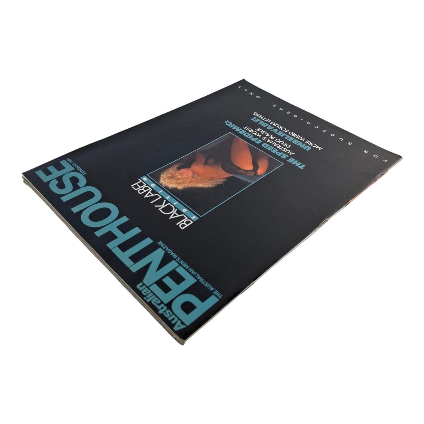 Australian Penthouse Magazine - Black Edition February 1991 Goldie Stevens