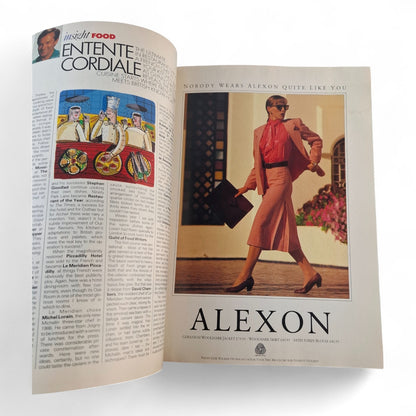 Elle Magazine U.K February 1987 Lisa Butcher Christa Doelman