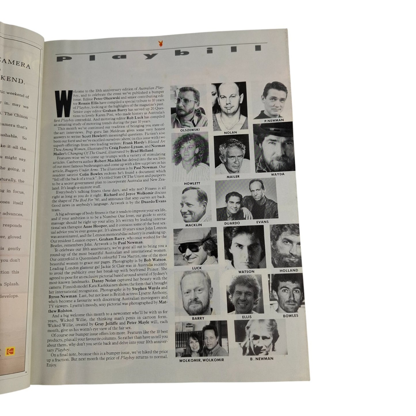 Australian Playboy Magazine February 1989 Tina Martin EXCELLENT ALT. Cover