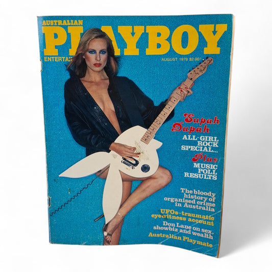 Vintage Australian Playboy - August 1979 - Magazine Julie Lambert Don Lane