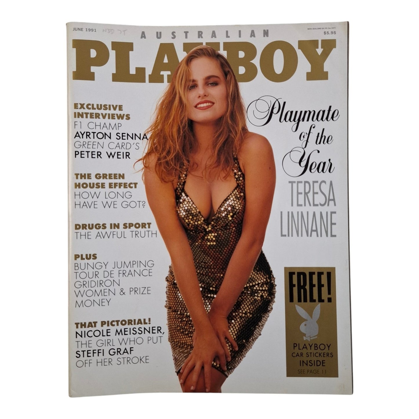 Australian Playboy Magazine June 1991 Teresa Linnane / Julie Clarke