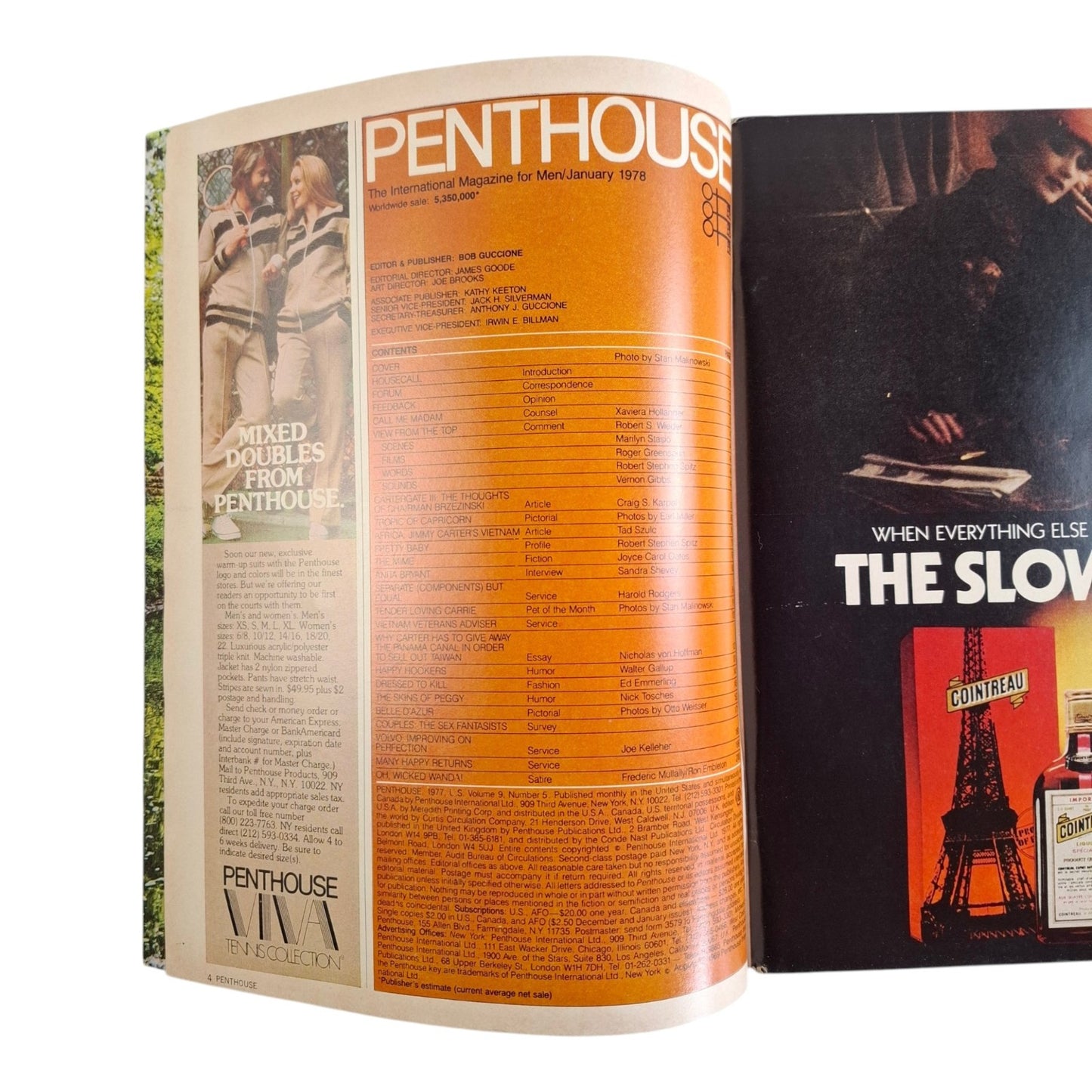 Penthouse Magazine January 1978 Carrie Nelson / Anita Bryant / Lonnie Westin