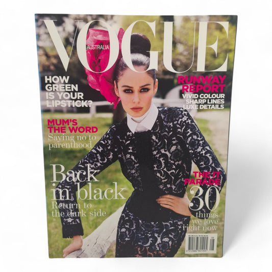 Vogue Australia Magazine August 2008 Nicole Trunfio Prada EXCELLENT