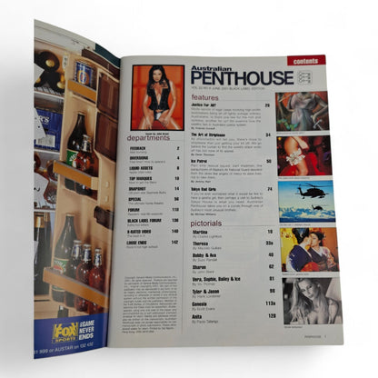 Australian Penthouse Magazine - Black Label June 2001 Sharon Hemmings
