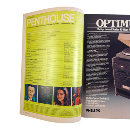 AUSTRALIAN PENTHOUSE September 1980 Vol. 1 No. 12 Men's Magazine Donna Turner