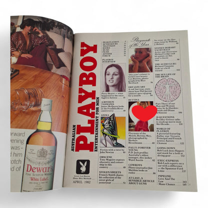 Vintage Australian Playboy Magazine April 1982 Lyn Barron EXCELLENT