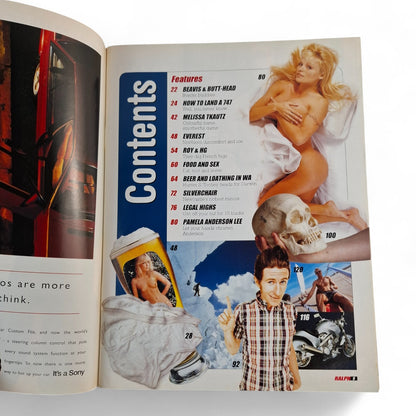 RALPH Magazine First Issue # 1 August 1997 MELISSA TKAUTZ Pamela Anderson