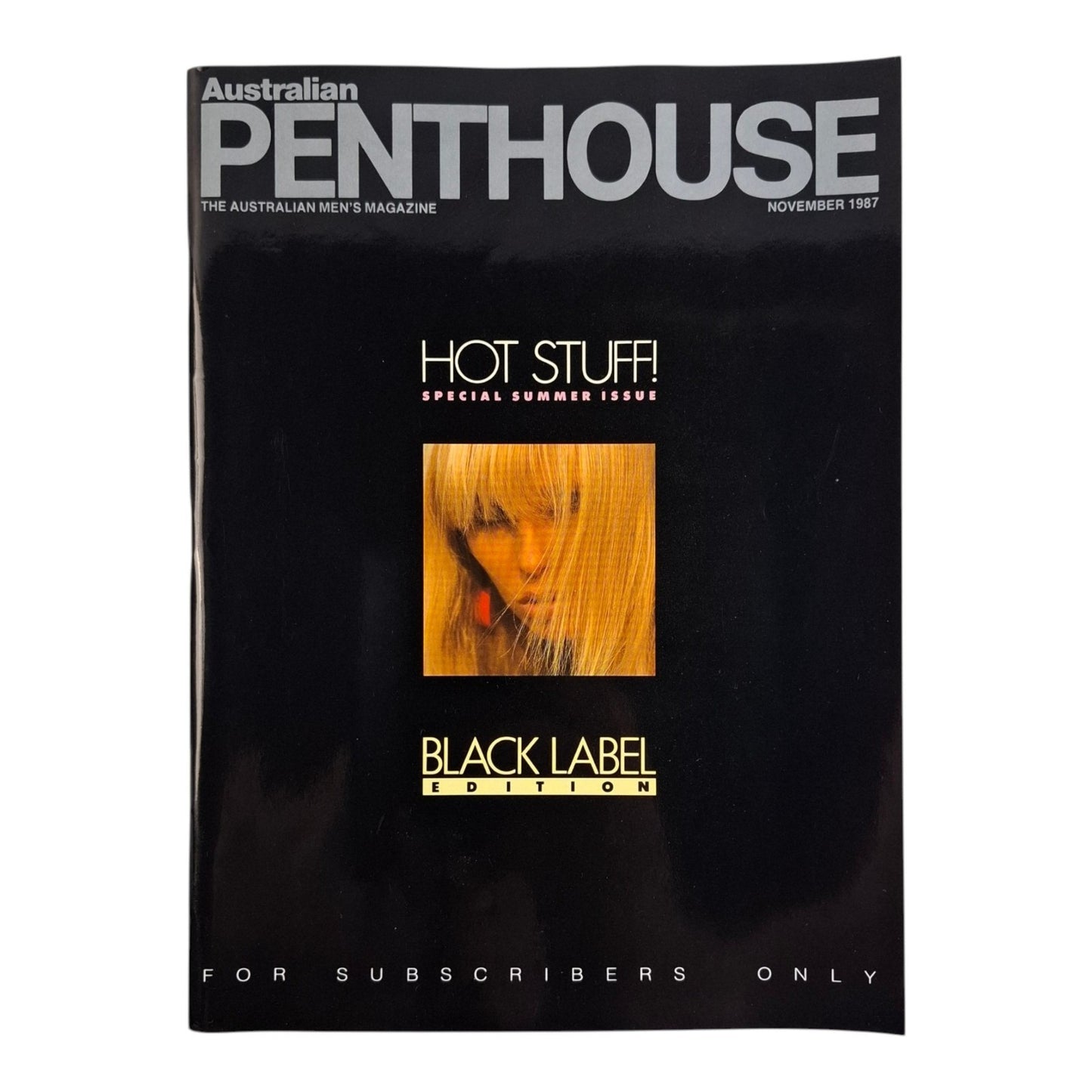 AUSTRALIAN PENTHOUSE Magazine November 1987 Amanda Wolfe / Elle Anthony
