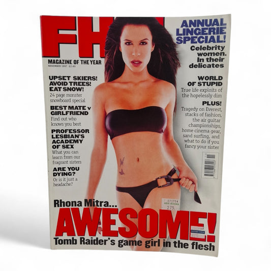 FHM Magazine U.K Rhonda Mitra Cover November 1997 No 94