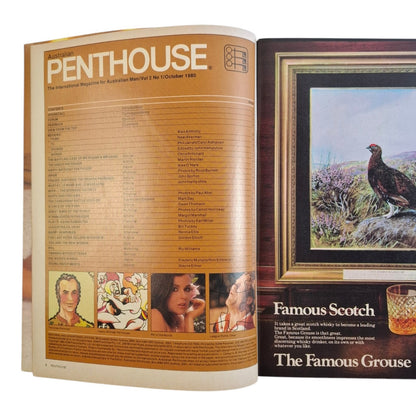 AUSTRALIAN PENTHOUSE Men's Magazine October 1980 Ama Blanchette