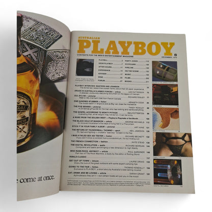 Australian Playboy December 1979 Magazine Angela McCartney Jeff Thompson