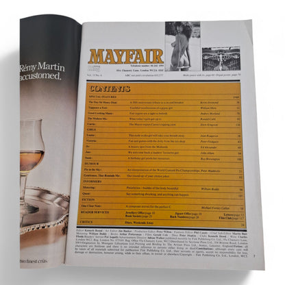 Mayfair Magazine Volume 15 No. 6 June 1980 U.K Playboy