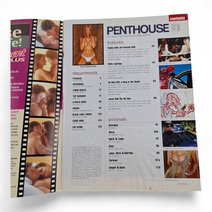 Australian Penthouse Magazine - Black Label July 2002 Kate