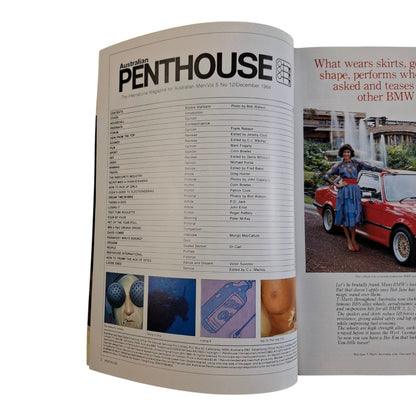 Australian Penthouse Magazine December 1984 Bobbie Wallbank / Karina Schally