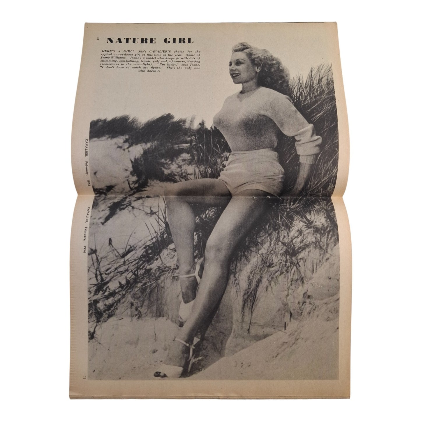 Cavalier Magazine Australia January February 1956 Vol. 3 No. 4 Jeane Williams