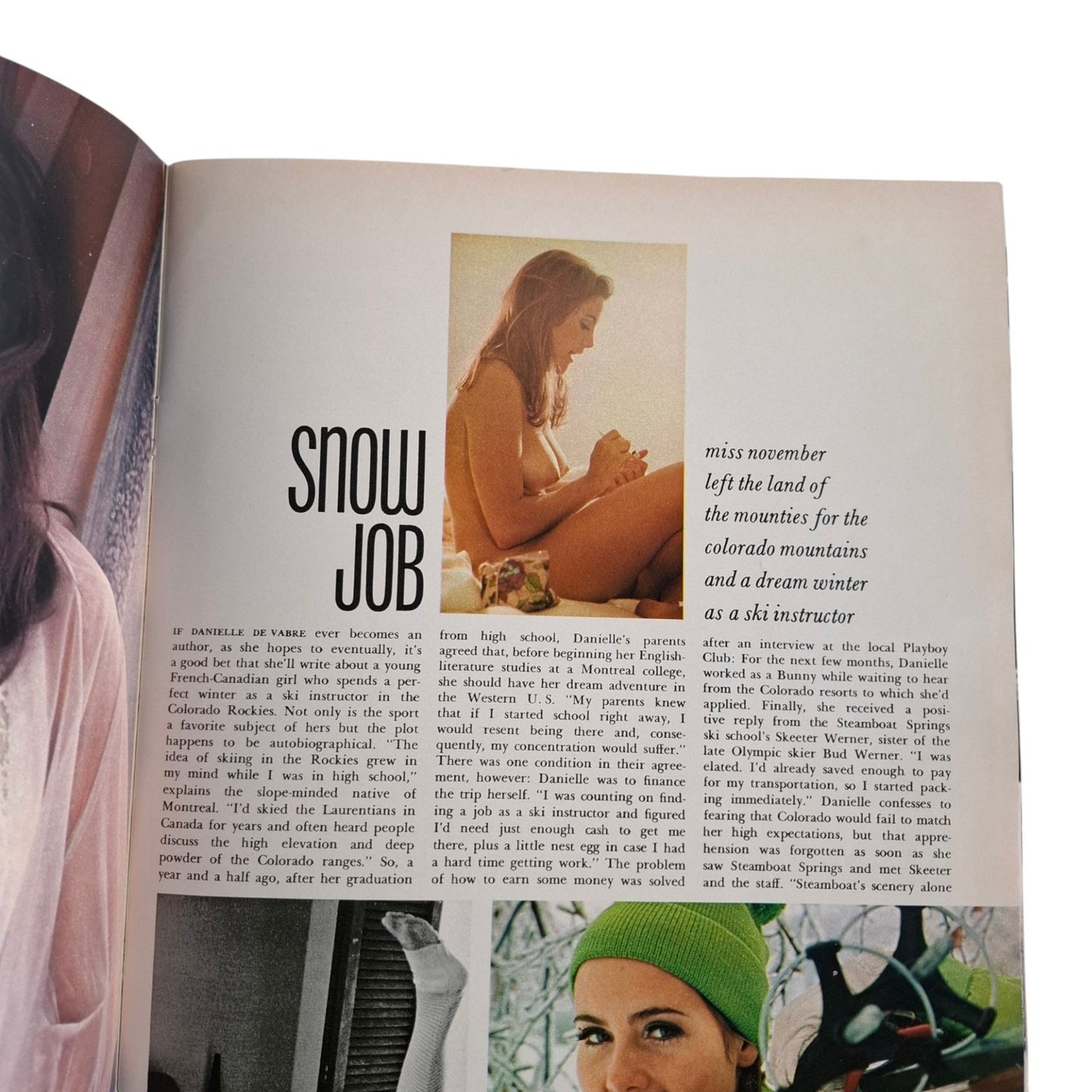 Playboy Magazine July 1971 Debbie Hanlon / Danielle de Vabre
