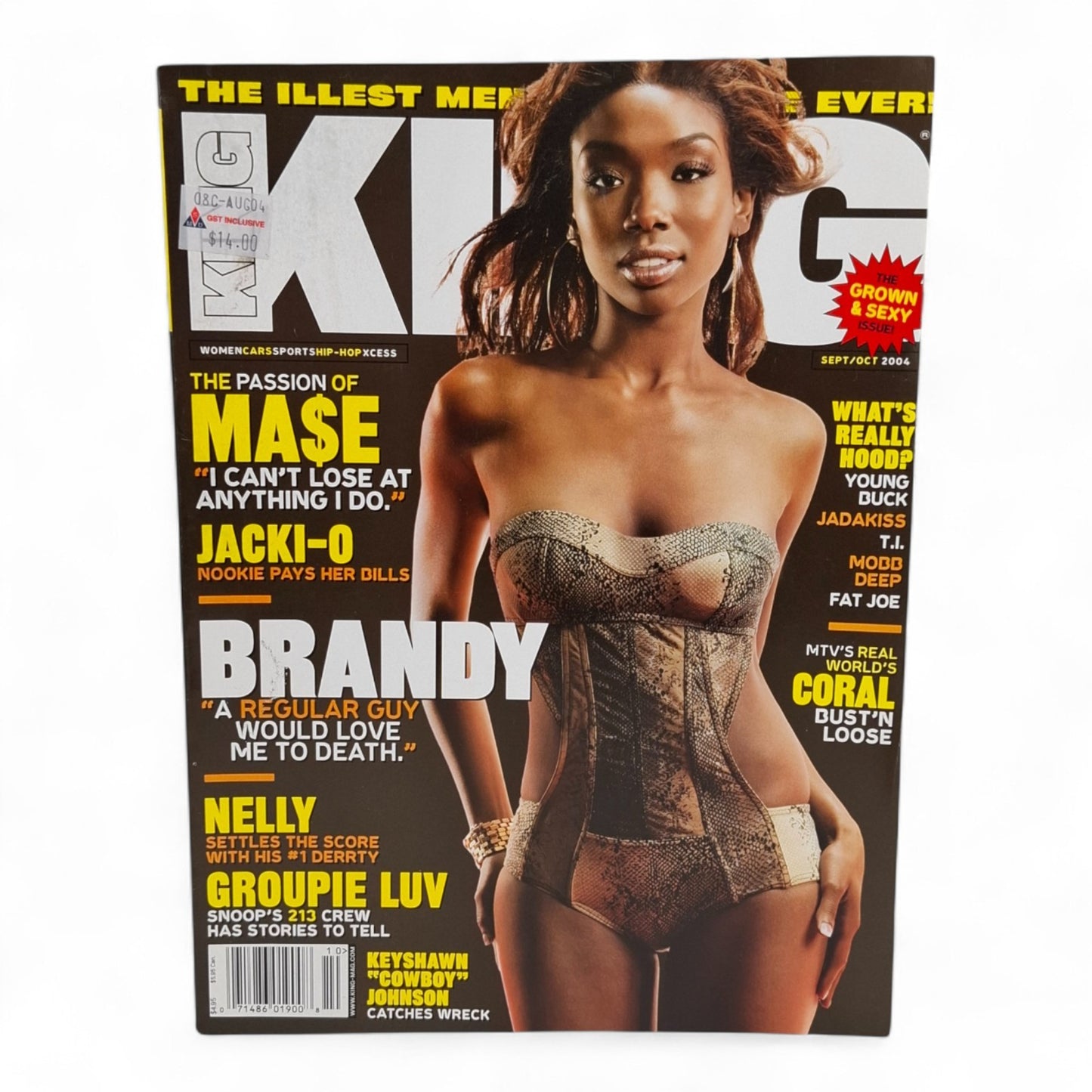 King Magazine September October 2004 Brandy/ Mase