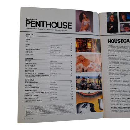 Australian Penthouse Magazine January 1990 Danielle Richards / Miriam Hendriks