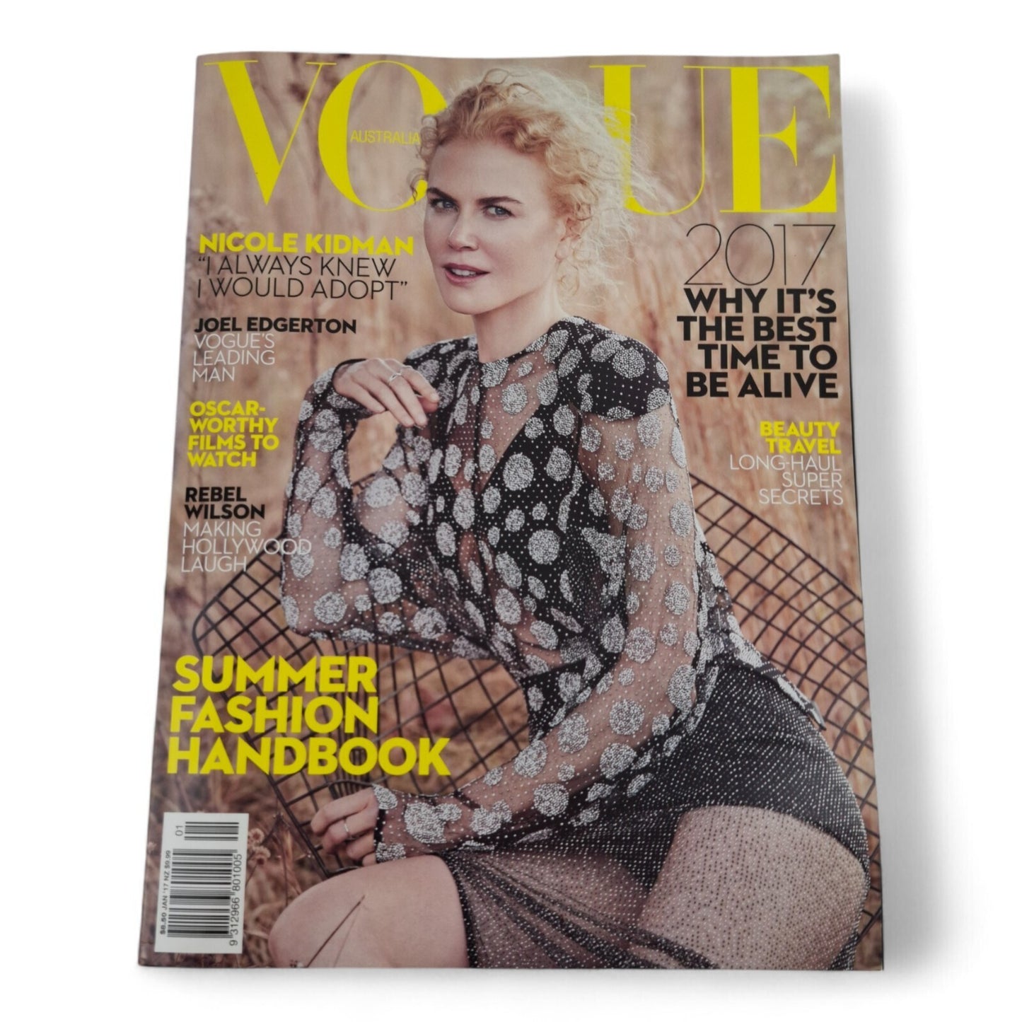 Vogue Australia Magazine January 2017 Nicole Kidman Cover