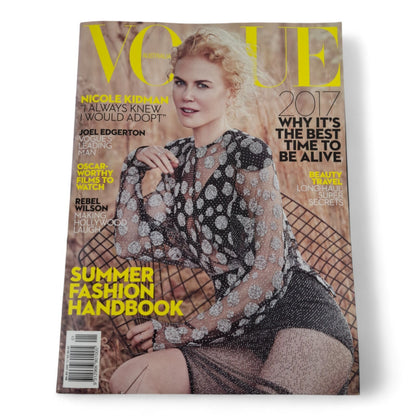 Vogue Australia Magazine January 2017 Nicole Kidman Cover