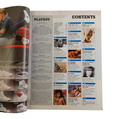 Australian Playboy Magazine January 1988 Brigitte Nielsen / India Allen