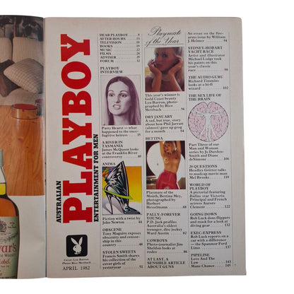 Australian Playboy Magazine April 1982 Lyn Barron / Bettina Mey
