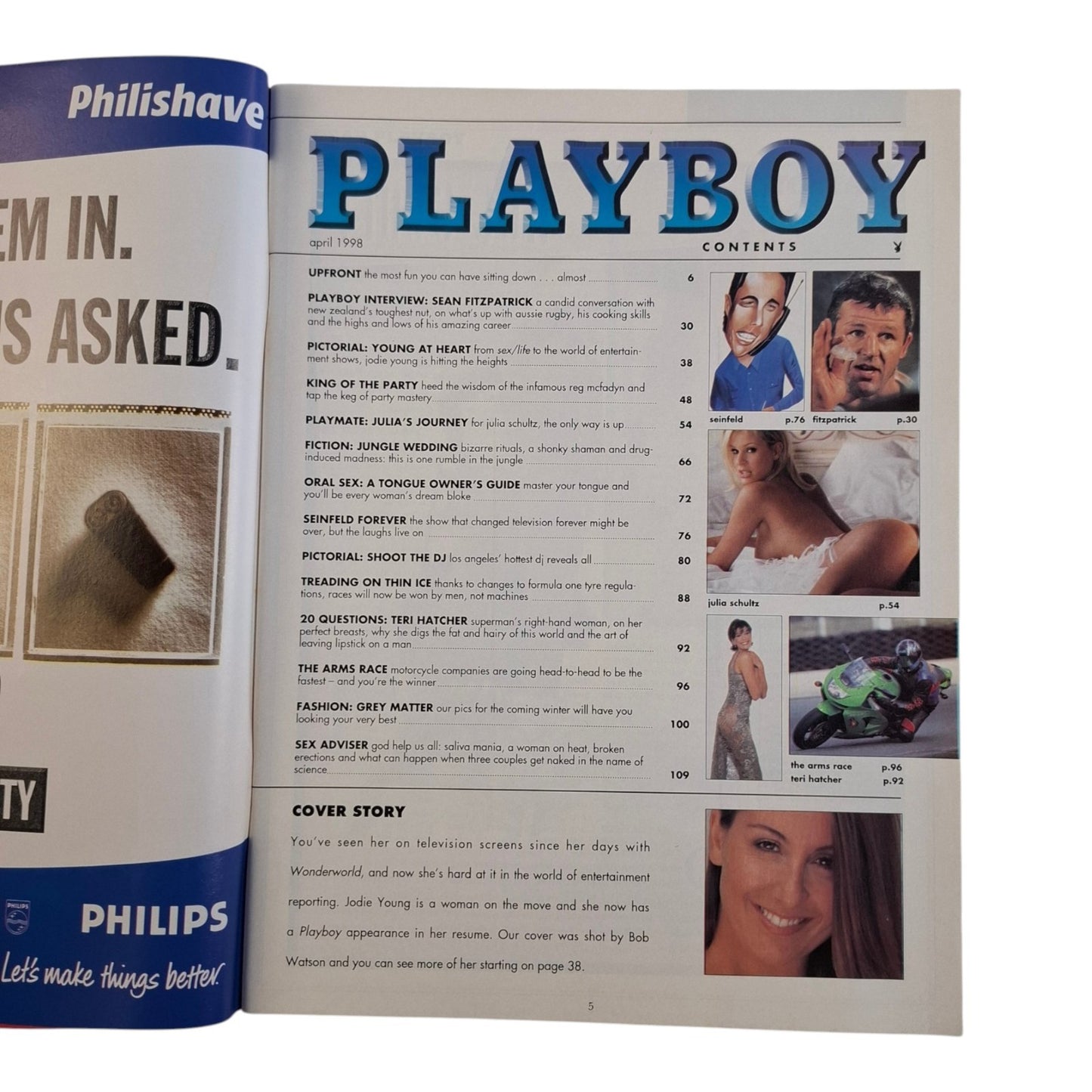 Australian Playboy Magazine April 1998 Jodie Young / Julia Schultz