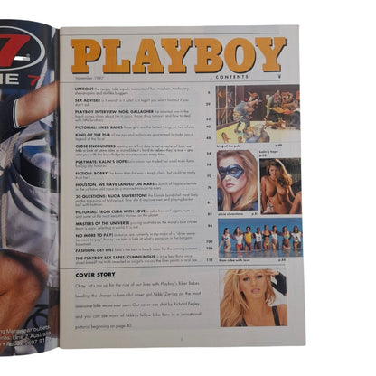 Australian Playboy Magazine November 1997 Nikki Ziering / Kalin Olson