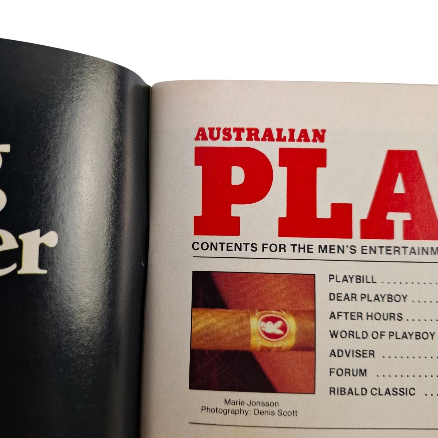 Australian Playboy Magazine November 1981 - Linda Lovelace  Marie Jonsson