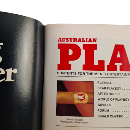 Australian Playboy Magazine November 1981 - Linda Lovelace  Marie Jonsson
