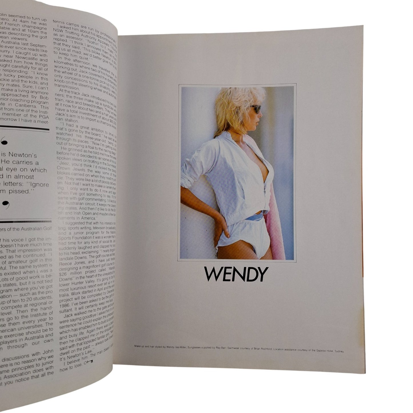 AUSTRALIAN PENTHOUSE Magazine July 1985 Wendy Lee