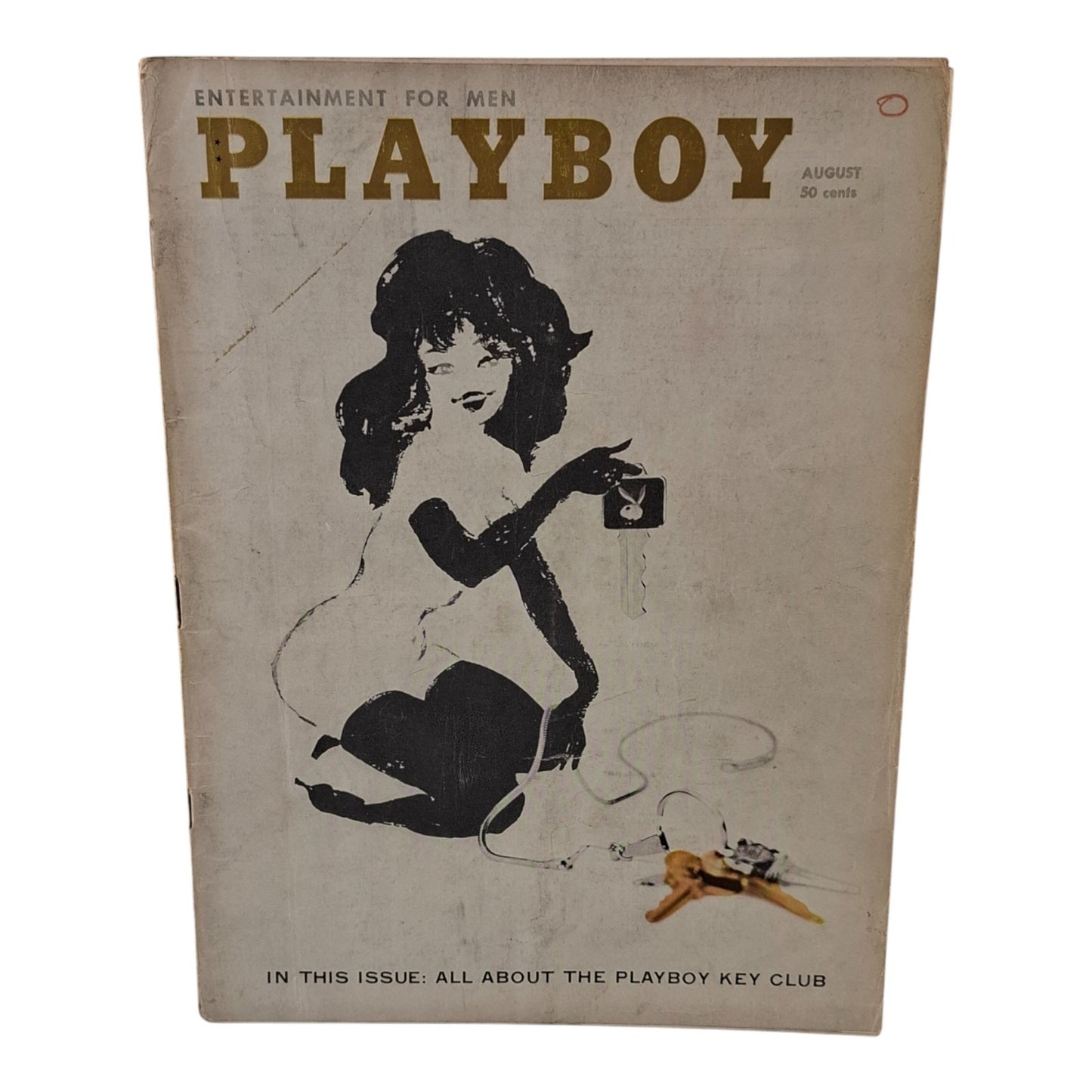 PLAYBOY Magazine August 1960 Elaine Paul (PAGES MISSING)