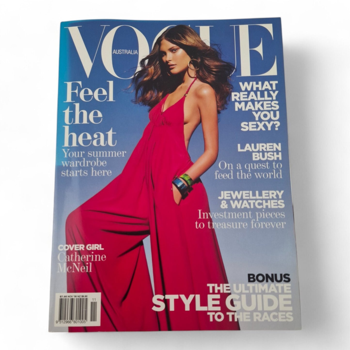 Vogue Australia Magazine November 2008 Lauren Bush Cover EXCELLENT
