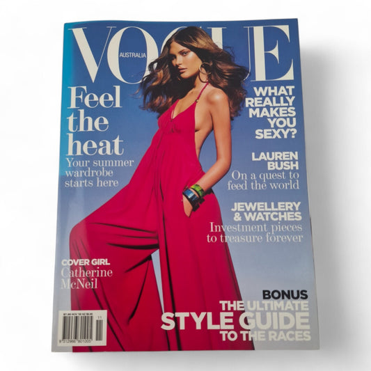 Vogue Australia Magazine November 2008 Lauren Bush Cover EXCELLENT