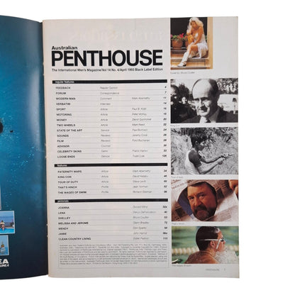 Australian Penthouse Magazine April 1993 Shelley Rowson / Lena