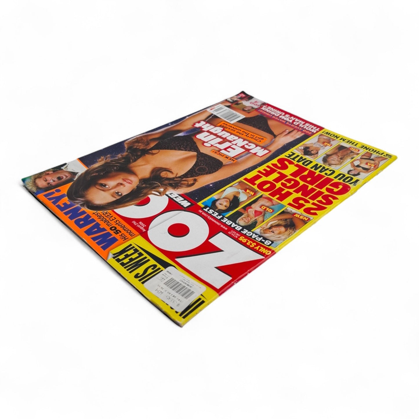 Zoo Weekly Magazine Australia August 21st 2006 Erin McNaught Shane Warne