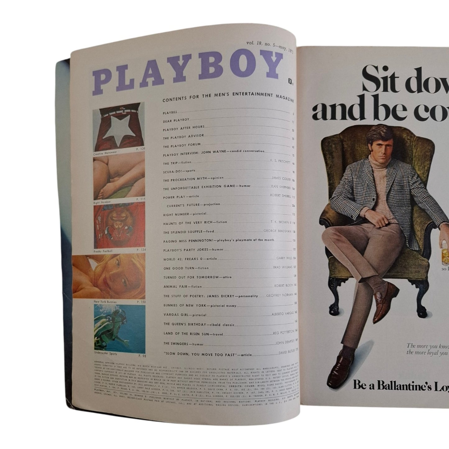 Playboy Magazine May 1971 Diane Davies / Janice Marie Pennington