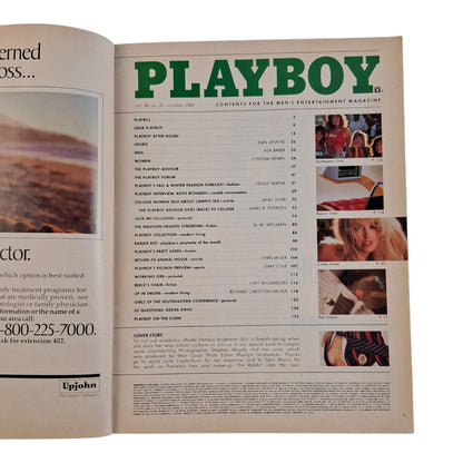 Playboy Magazine November 1989 Pamela Anderson / Julie McCullough NO C/F