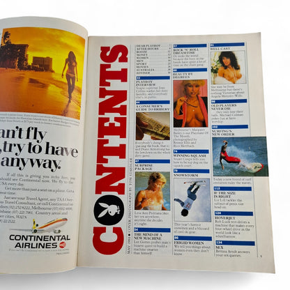 Australian PLAYBOY Magazine May 1984 Joan Collins Margaret Bailey