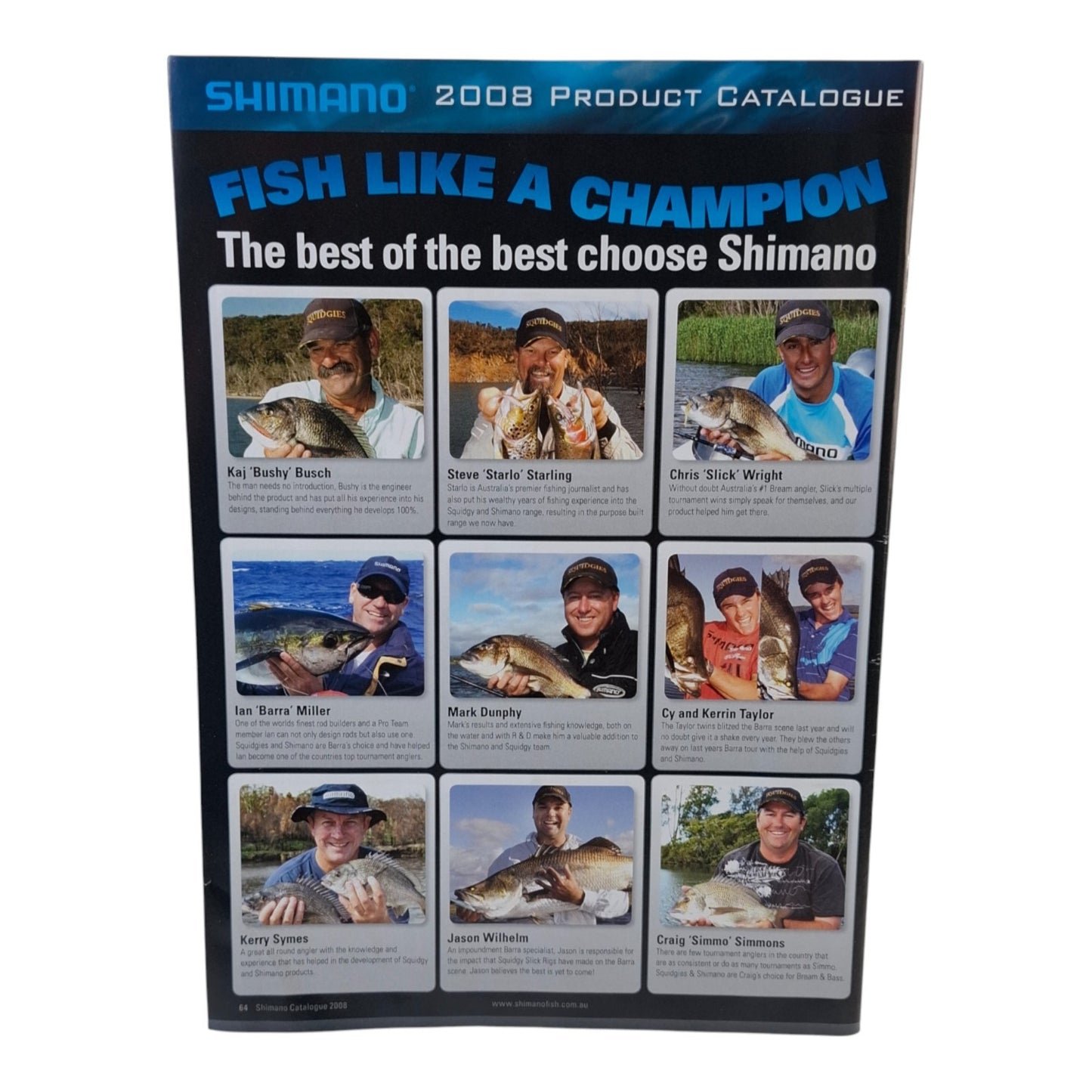 2008 Shimano Fishing Tackle Product Catalouge Old Fishing Tackle NEW