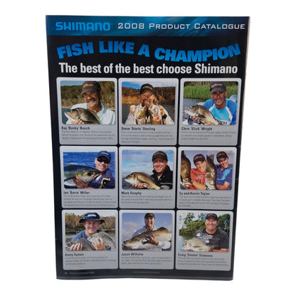 2008 Shimano Fishing Tackle Product Catalouge Old Fishing Tackle NEW