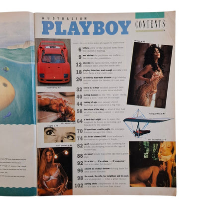 Australian Playboy Magazine January 1992 La Toya Jackson / Cheryl Bachman