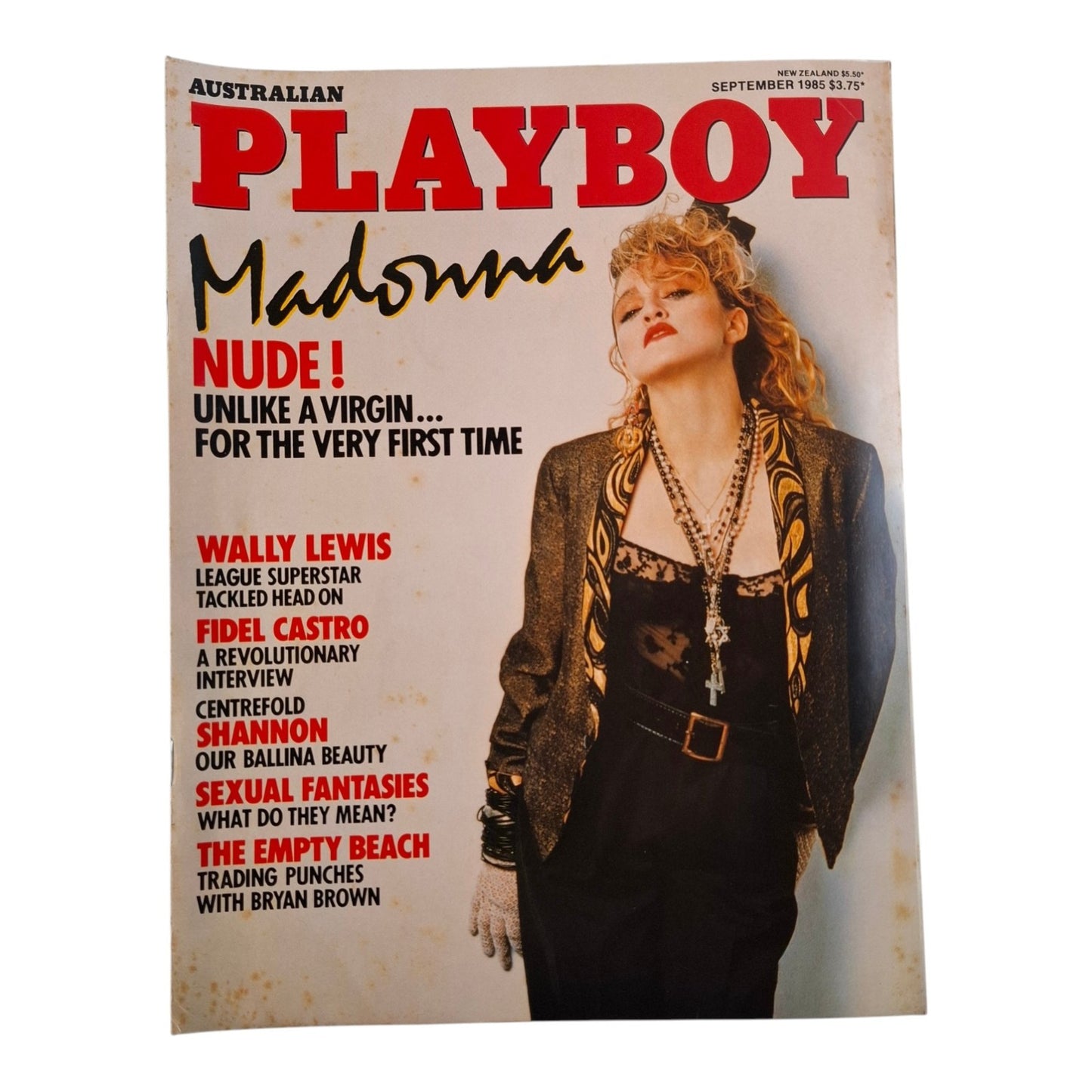 Australian Playboy Magazine September 1985 Madonna / Shannon Long