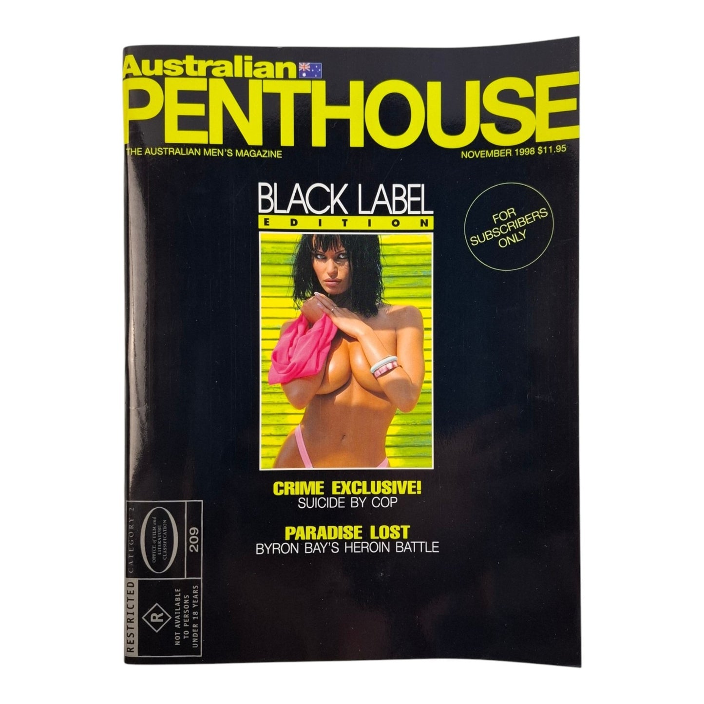 Australian Penthouse Magazine November 1998 Lucky Charms / Evelyn Miles