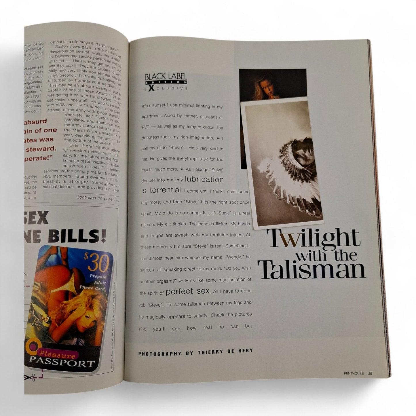 Australian Penthouse Magazine - Black Label September 1996 Renee Eaves